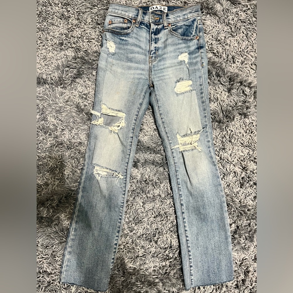 Daze Shy Girl Distressed Jeans - Size 25